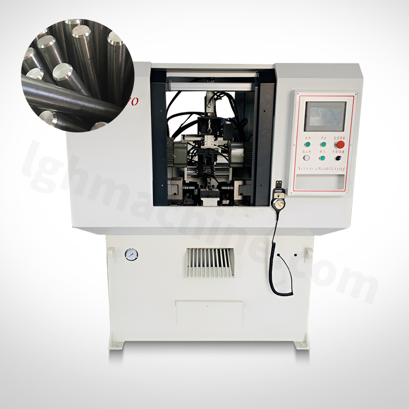 Servo double head chamfering machine